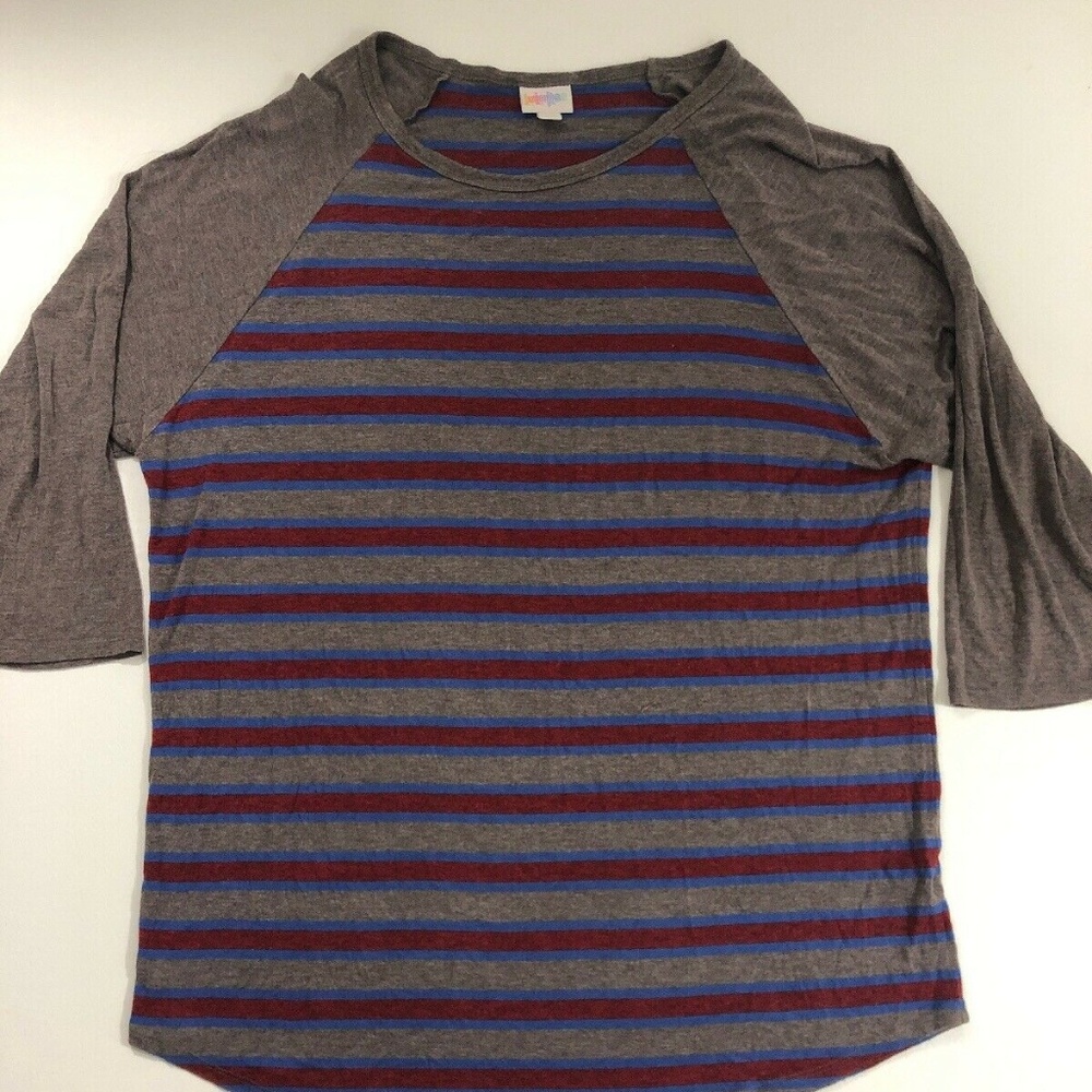 Lularoe Women's 2XL Long 3/4 Sleeve Striped